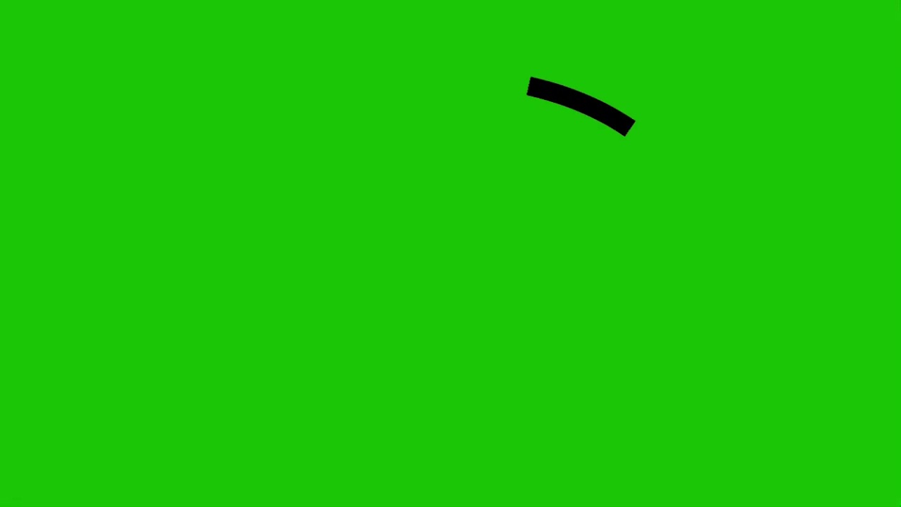 Black Circle Circling Green Screen Animation YouTube