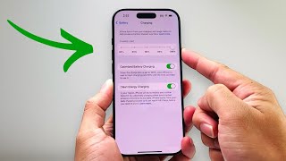 How To Change Charging Limit on iPhone