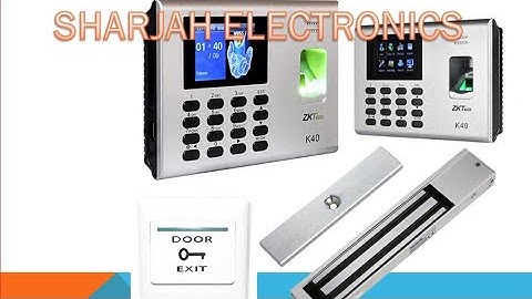 How to install 2 Access Control Devices [ 1 for IN & 1 For Out ) With 1 Electronics magnetic Lock