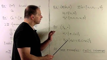 GT2. Definition of Subgroup