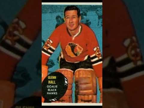 Glenn Hall Chicago Blackhawks 1961-62 Topps 32 NHL Hockey Card #chicagoblackhawks  #hockeycards