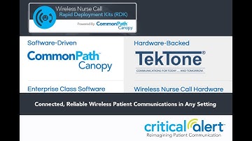 Critical Alert - Rapid Deployment Kit - Wireless Nurse Call for Patient Surge