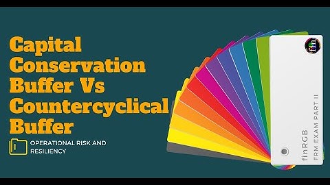 Capital Conservation Buffer Vs Countercyclical Buffer (FRM Part 2, Book 4, Operational Risk)