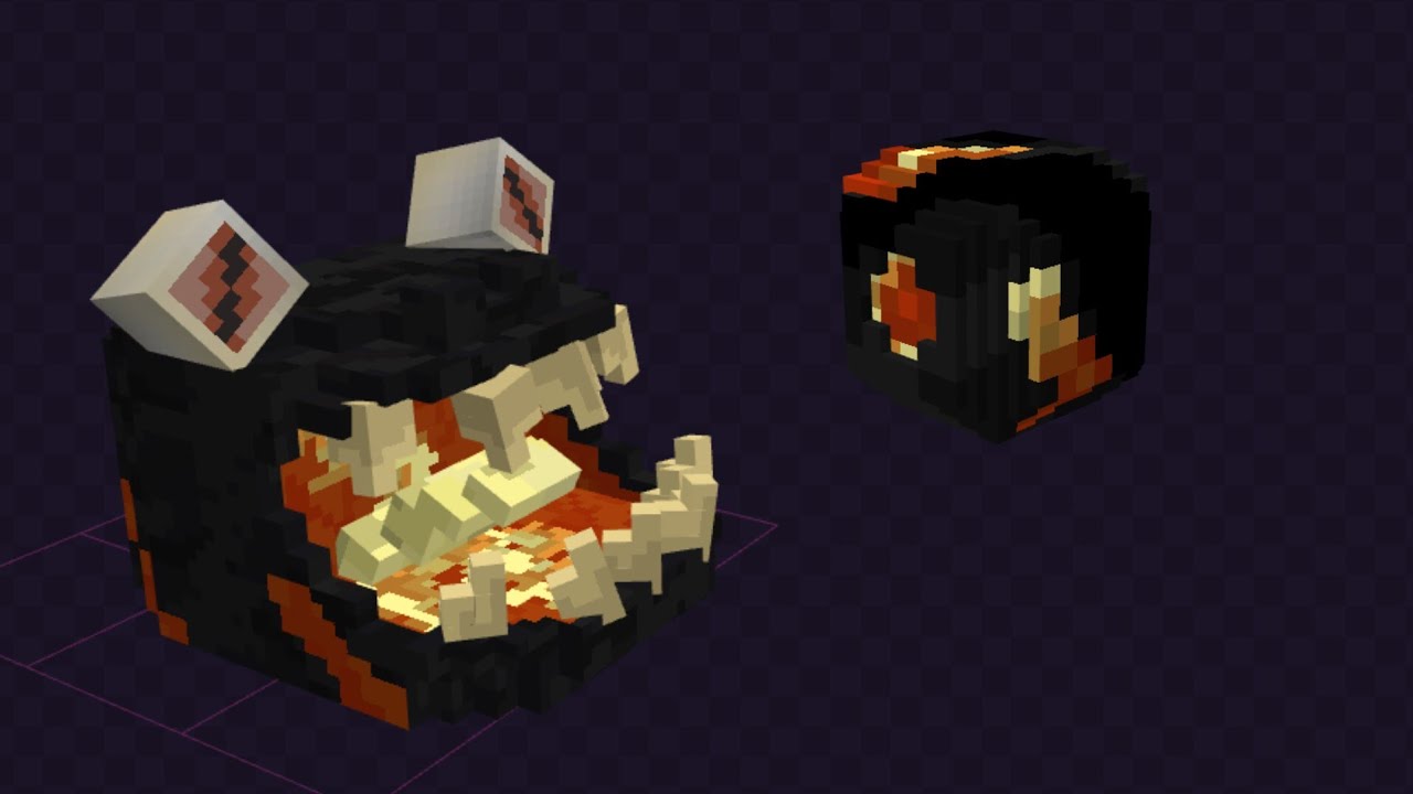 Magma Monster! - Minecraft - Blockbench - YouTube