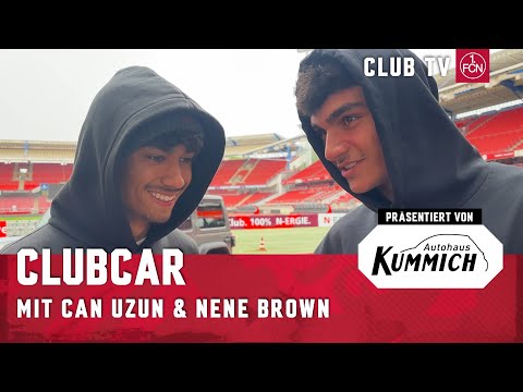 Can Uzun 🆚 Nenè Brown😮‍💨😂 (ft. Jens Castrop)| ClubCar by Autohaus Kummich | 1. FC Nürnberg