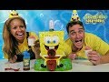 SpongeBob Sno-Cone Maker + Toy Challenge! || Toy Review || Konas2002