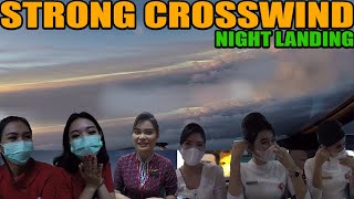 STRONG CROSSWIND - LANDING MALAM DI MANADO