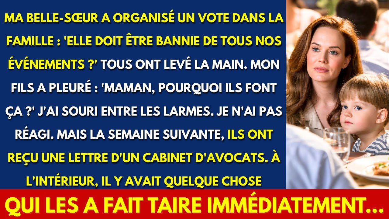 « Maman, pourquoi ils nous détestent ? » Cette question de mon fils de neuf ans, posée entre deux sanglots, a fait voler en éclats le silence pesant du salon où toute la famille de mon défunt mari...