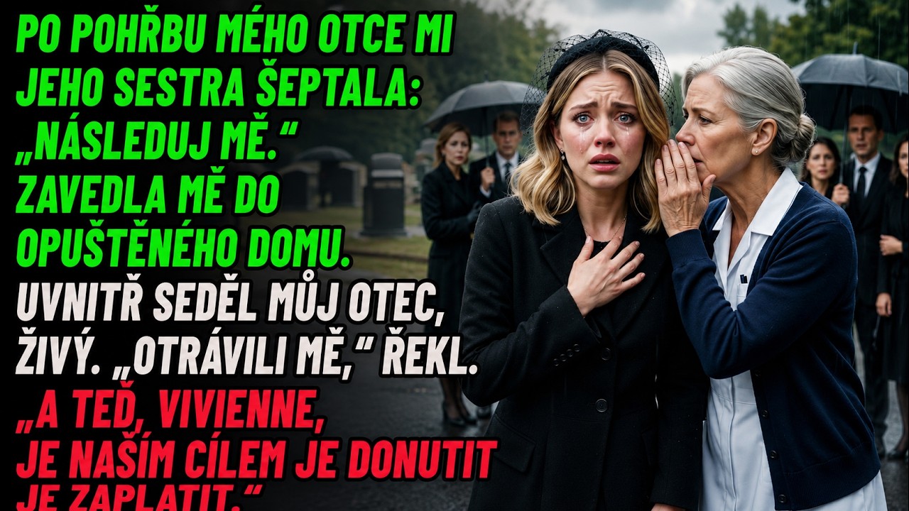 Hodinu po pohřbu mého otce mi jeho sestra zašeptala: „Čeká na vás uvnitř toho prázdného domu...“🤫