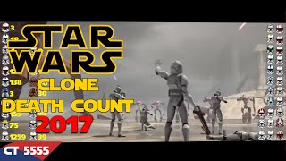 Star Wars Saga Clone Death Count 2017