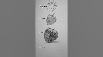 how to draw a strawberry 🍓😯#art #youtubeshorts #shorts #viral #trending #@ArtwithBir_9