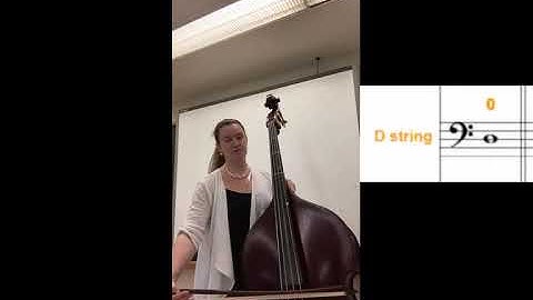 Double Bass Open Strings
