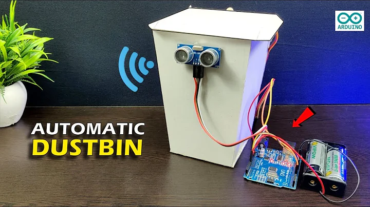How To Make An Automatic Object Sensing Smart Dustbin|| Smart Dustbin|| Arduino #smartdustbin