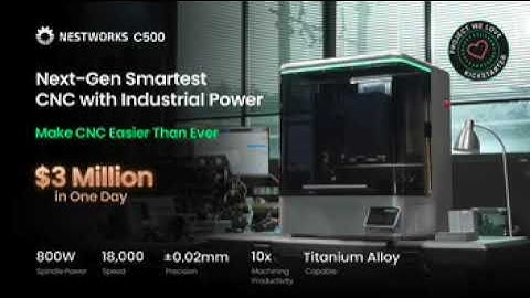 NestWorks C500 - Next-Gen Smartest CNC with Industrial Power