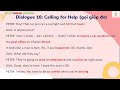 10 -Calling for Help - Practice Listening & speaking - #pronunciationpractice#shadowingenglish