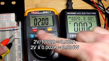 1000 ohm aka 1k resistor current multimeter measured and wattage learning electronics shorts 8