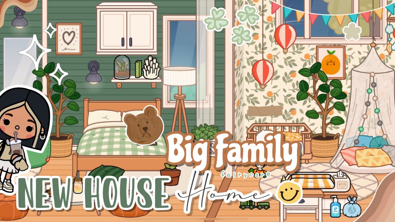 🌼New Update Free House🧺Free Items [House Design] Toca Boca