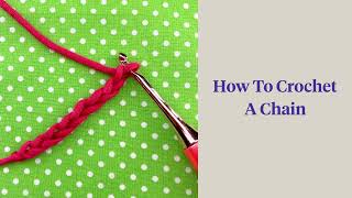 How To Crochet A Chain: Fiber Flux Minute Makes