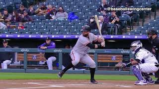Brandon Belt Home Run Swing - 2021 HR #6