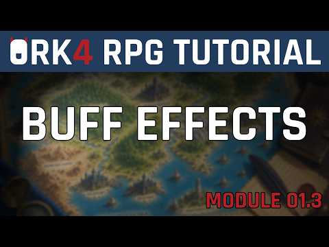 How to Set Up Buff Effects - ORK 4 RPG Tutorial | Unity