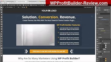 WP Profit Builder review - Easy Landing Page Builder
