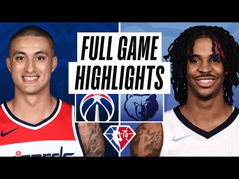 WIZARDS at GRIZZLIES | FULL GAME HIGHLIGHTS | January 29, 2022