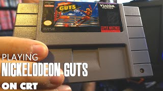 Nickelodeon Guts for SNES on CRT (Memory Lane)