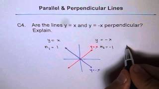 Are These Lines Perpendicular C4
