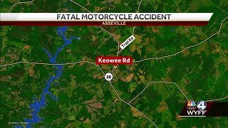 Coroner identifies motorcyclist killed in crash in Abbeville County