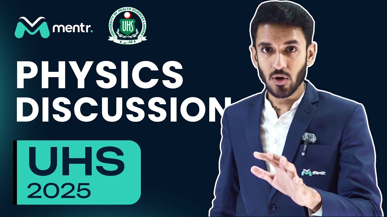 UHS MDCAT 2025 Answer Key - Physics Discussion - YouTube