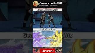 Jonin vs Genin ninja fights ? #shorts #anime #naruto