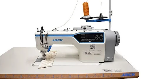 Jack H6-CZ-4(UBT) (AFL) industrial sewing machine demonstration
