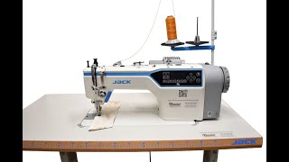 Jack H6-CZ-4(UBT) (AFL) industrial sewing machine demonstration