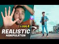 Complete Realistic manipulation tutorial in Picsart Mobile - NSB Pictures