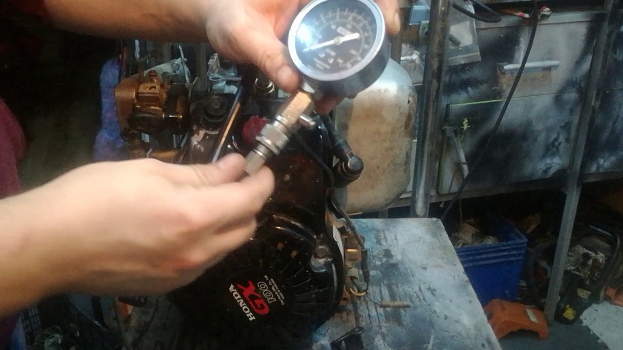 Honda gx compression test . honda engine compression test YouTube