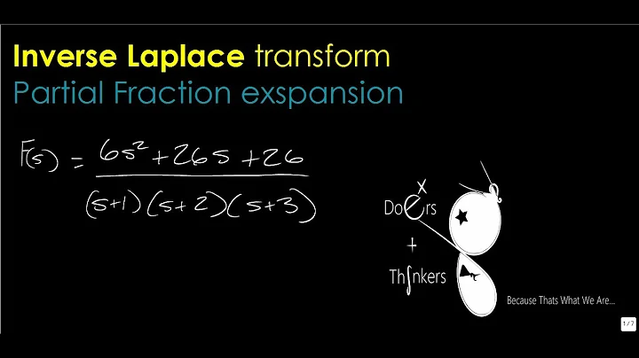 How to: Inverse Laplace Transform with Partial Fractions
