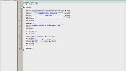 Program konversi suhu dari reamur ke celcius dan kelvin - praktikum pemrograman - 1910953028