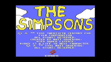 Commodore 64 Longplay [157] The Simpsons Arcade (US)