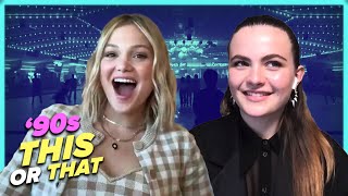 CRUEL SUMMER’S Olivia Holt and Chiara Aurelia Play ’90s This or That