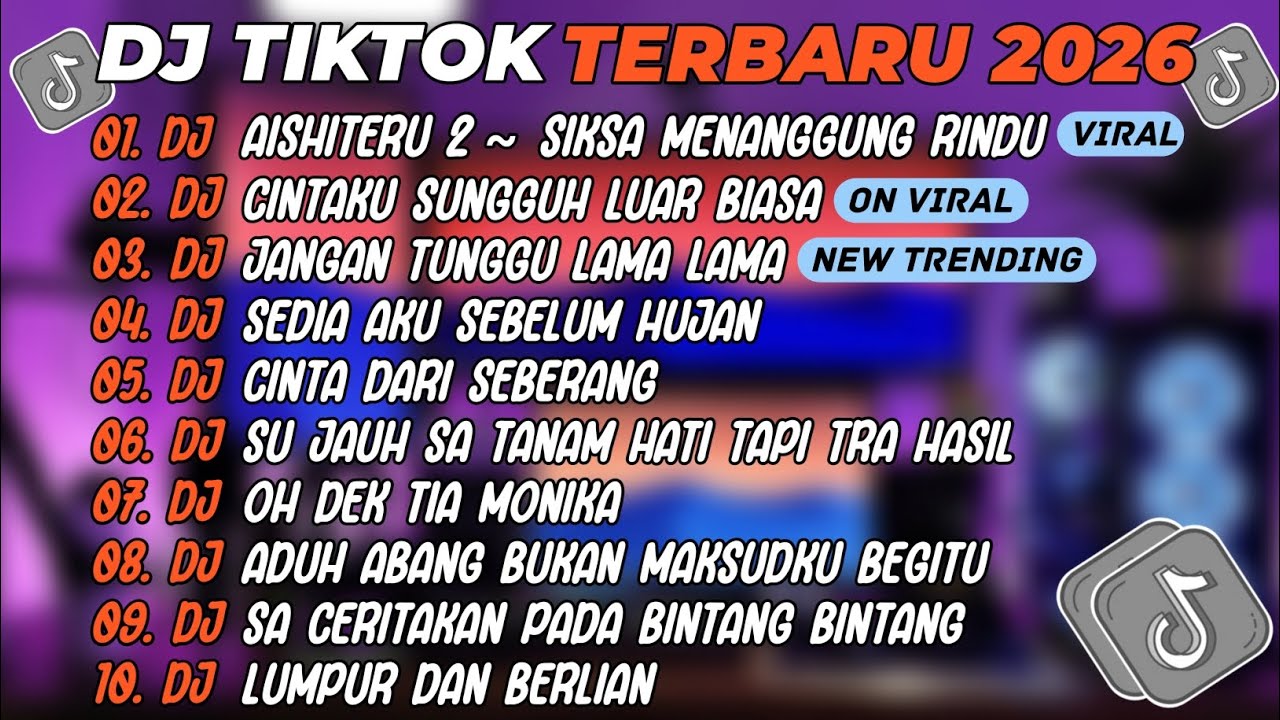 DJ TIKTOK TERBARU 2025🎵DJ AISHITERU 2🎵DJ CINTAKU SUNGGUH LUAR BIASA🎵FULL ALBUM