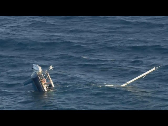 Two people rescued from sinking yacht off WA coast