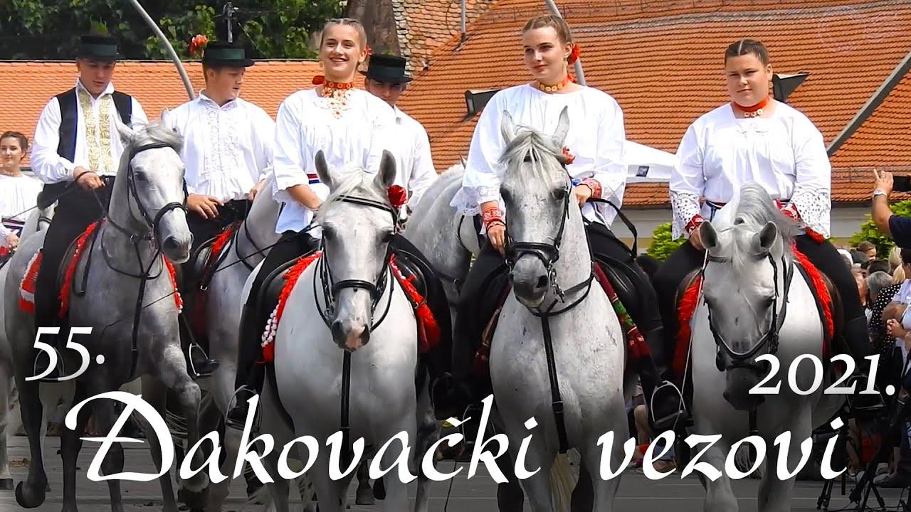 Đakovo - Croatia - 55. Đakovači vezovi 🎵 Povorka 2021