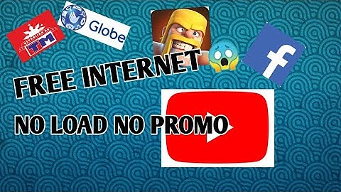 Free Internet For Globe and Tm/ No Load/Promo