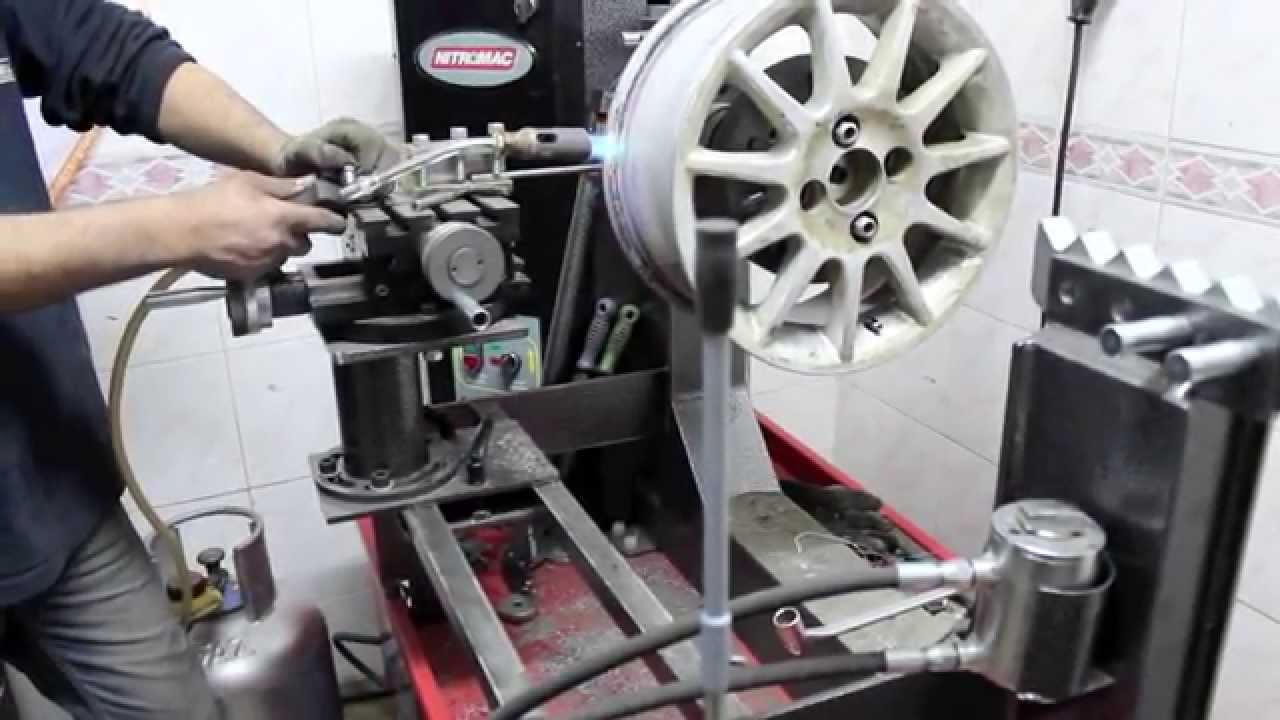 Rims repair machine Nitromac.com - YouTube
