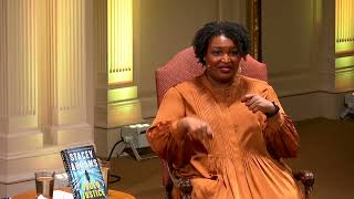 Stacey Abrams with Dr. Carla Hayden