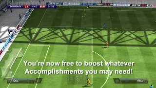 FIFA 13 How to Boost Accomplishments (Online Pro)