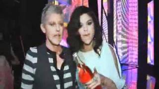 Selena Gomez and Ellen DeGeneres at the Teen Choice Awards