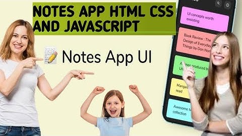 How to Build a Notes App in HTML, CSS & JavaScript Tutorial | Beginner Visual Studio Code|Notepad VS