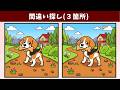 【間違い探し】スキマ時間に脳トレ!記憶力や集中力を高める脳トレ動画!【クイズ】