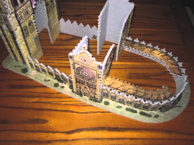 notre dame 3d puzzle